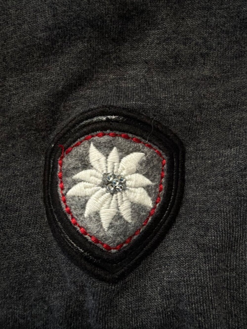 Alp-n-Rock Crew Heather Gray/Black Medium MSRP$198 Cotton Embroidered - Picture 13 of 16